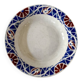 Plat rond, Sarreguemines, modèle Robinson