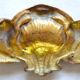 Antique gilt bronze pediment, furniture decoration, mirror, signed JF