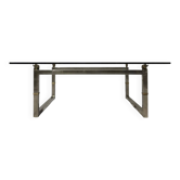 Table basse en verre éléphant Biri T29 de Peter Ghyczy, rare, 120x90 cm.