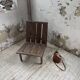 Modernist oak armchair