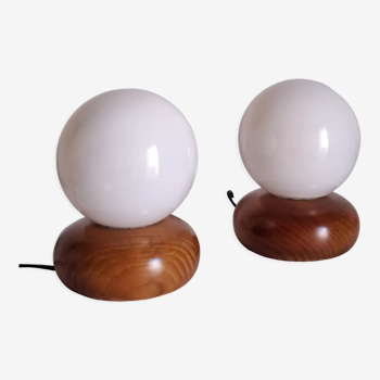 Paire de lampes de chevet