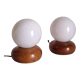 Pair of bedside lamps