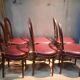 Set of 6 neo-classical chairs from the nineteenth century.