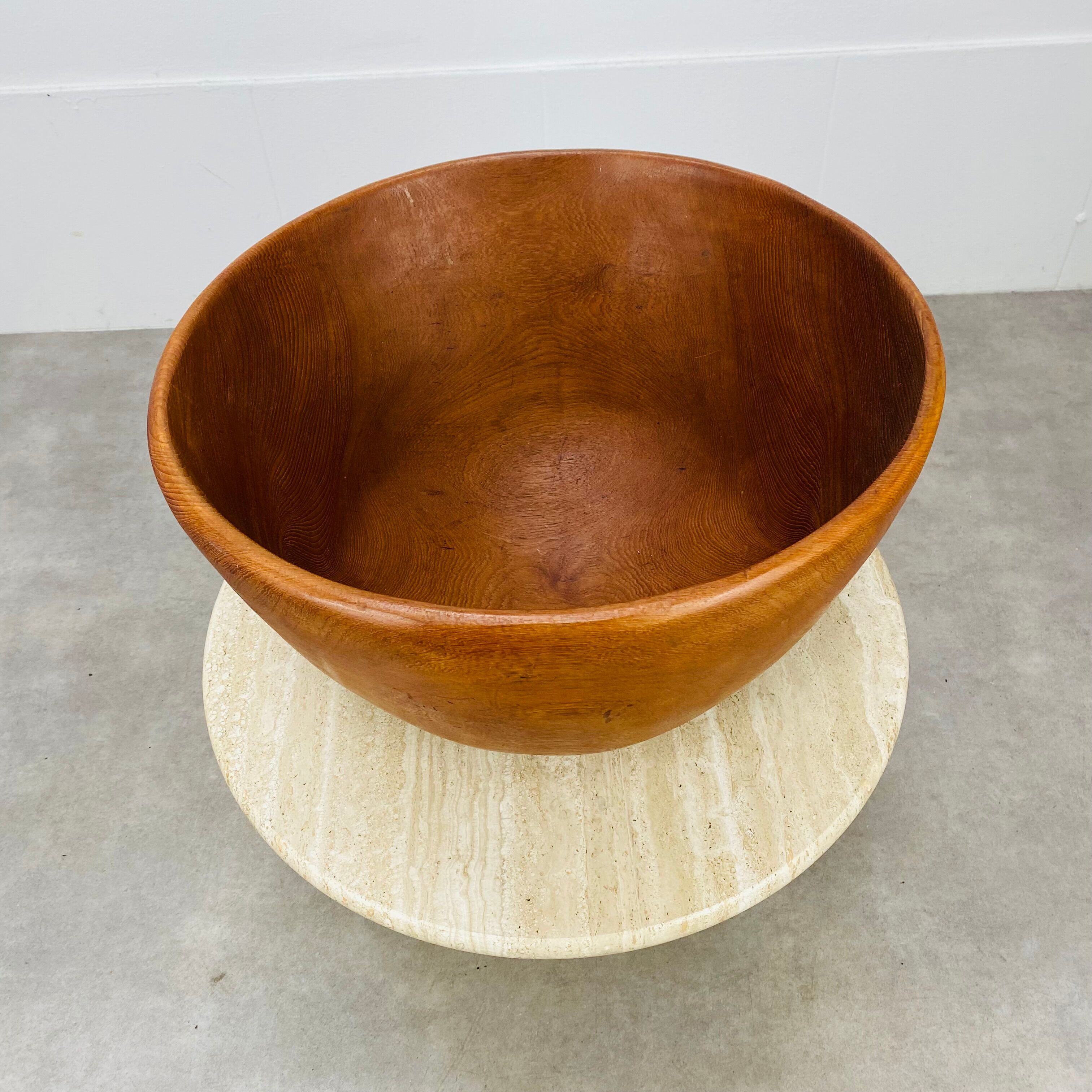 Floor cup danish teak 60s