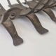 Vintage 1970s modernist log holder