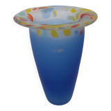 Glass paste vase by Sandra Rich