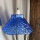 Blue moulded glass suspension