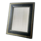 Antique black leather  with gilding frame measurements 19 cm x 15 cm