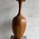 Sculptural wooden vase