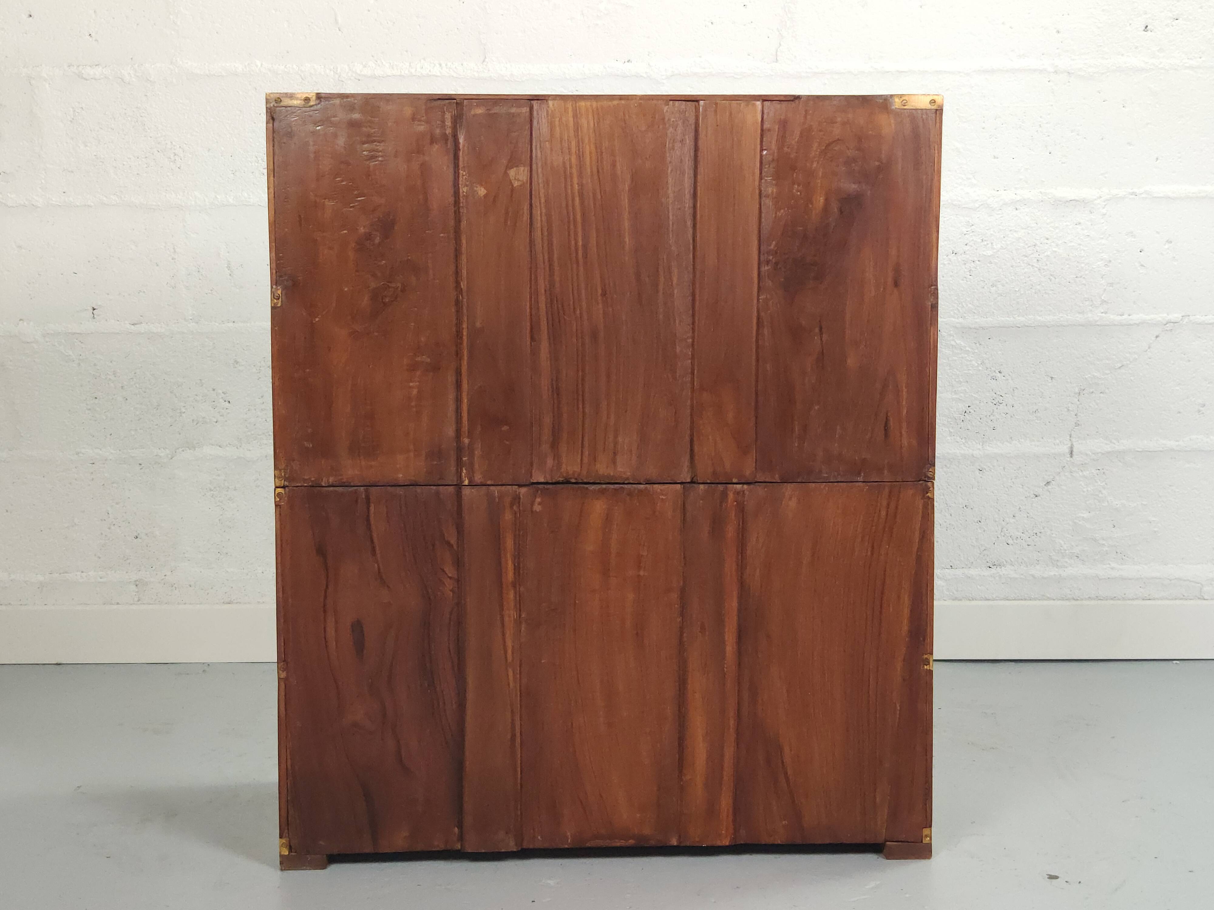 Commode de marine teck poignée laiton