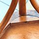 Art Nouveau office chair with curved wood attributed to J&J Kohn, 704 1/2 4V