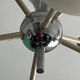 Sputnik chandelier with 8 globes from the 60s/70s.