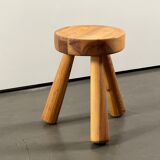 Solid pine stool by Ingvar Hildingsson