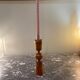 Wooden candle holder