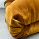Nubuck leather amphibious sofa by Alessandro Becchi for Giovannetti,