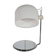 Harvey Guzzini, adjustable desk lamp in white stainless steel, 1960s