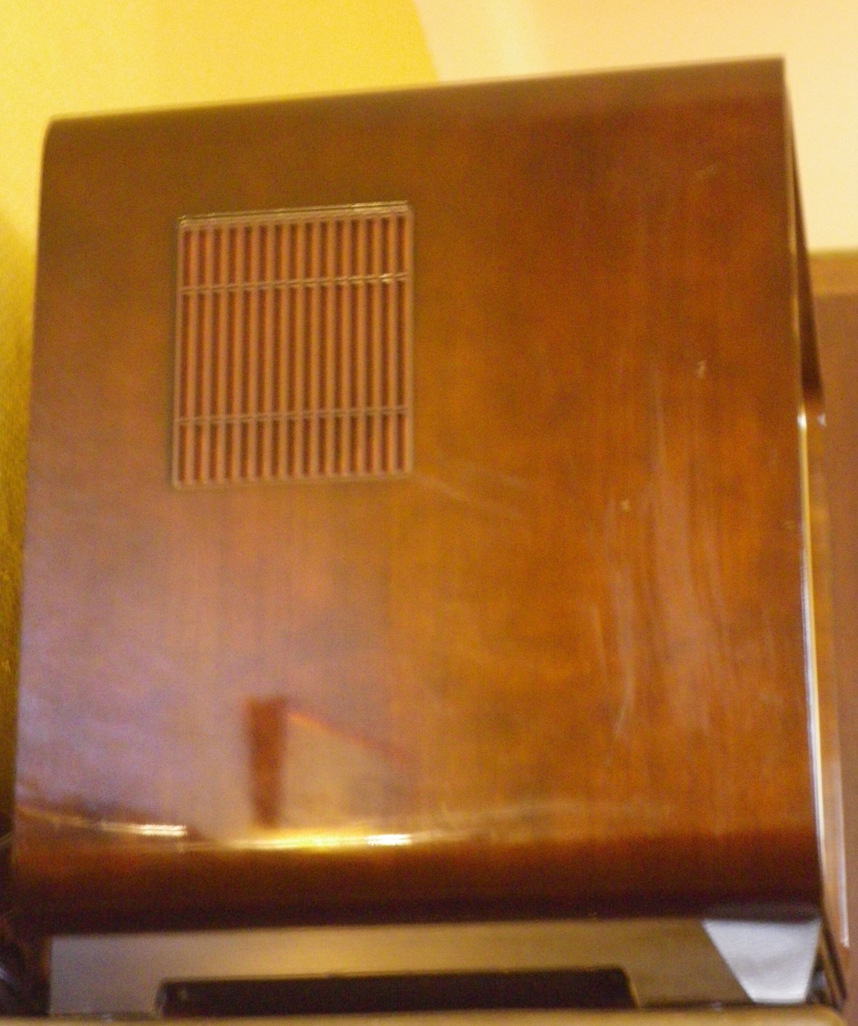 Philips vintage TV, lacquered wood frame -Holland- 50s