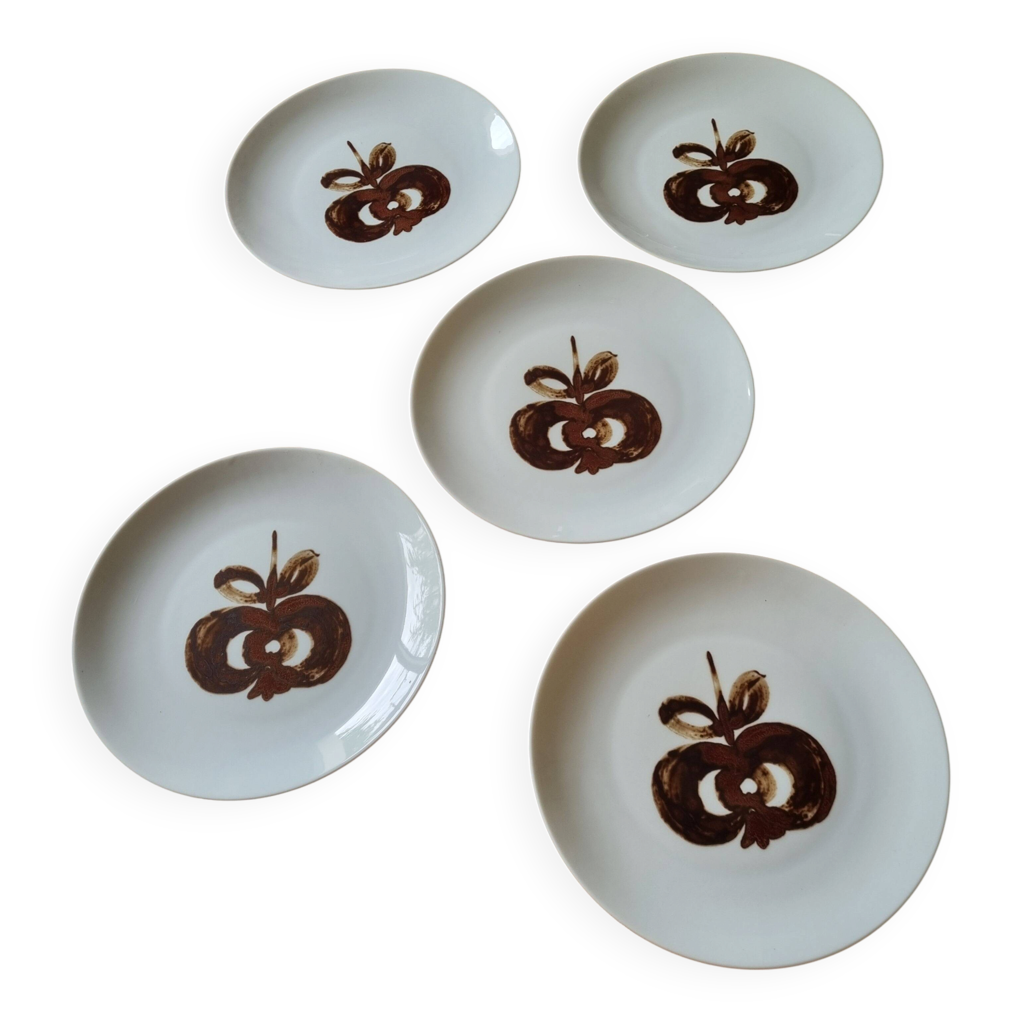 5 Bavaria plates from 1970, Winterling