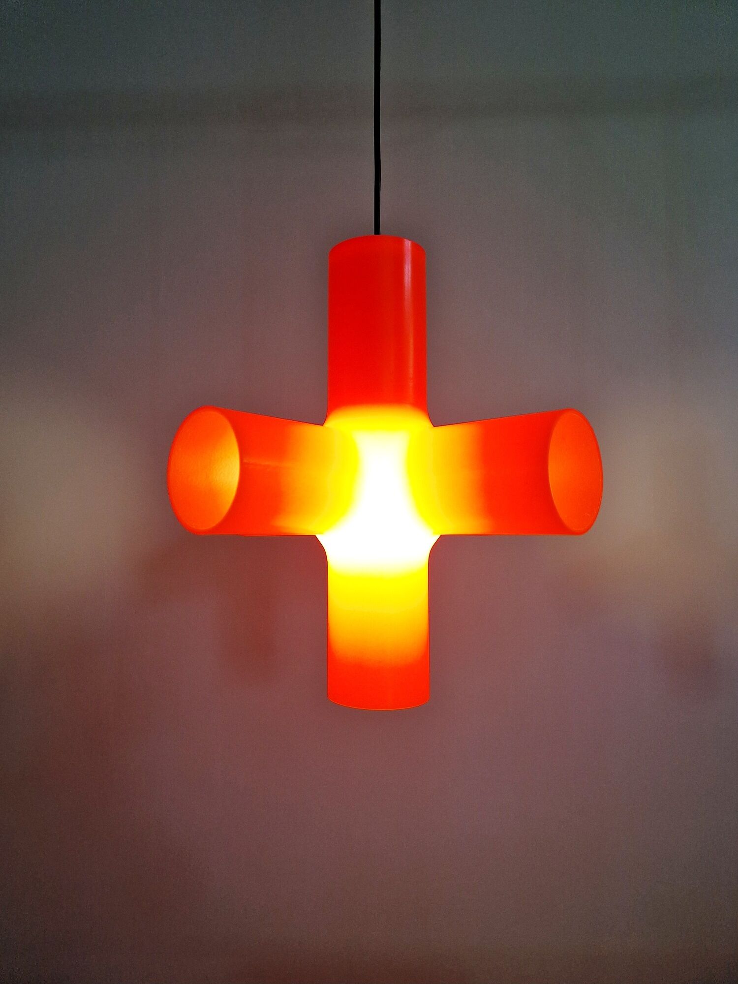 Suspension Crosslight orange, Jan Melis & Ben Oostrum, Dark (Belgium)