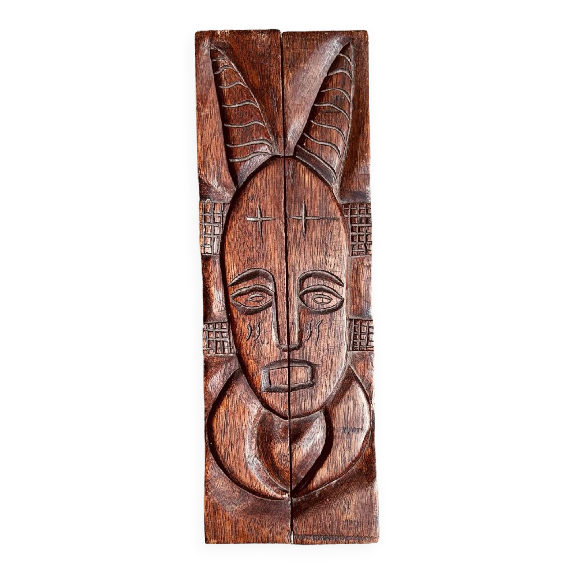 Awalé game in carved wood