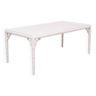 Faux Bamboo Chippendale Coffee Table 1970s France