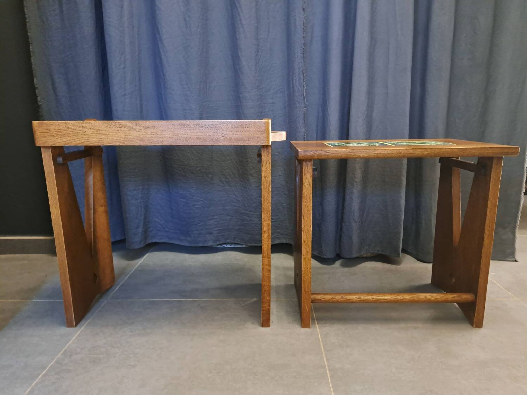 Tables gigognes Guillerme et Chambron
