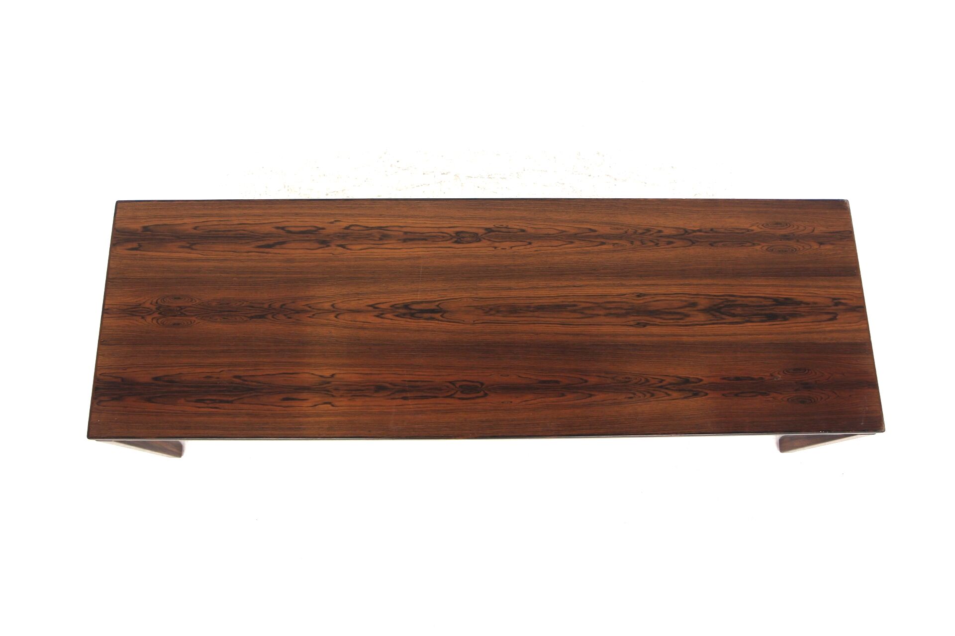 Minimalist rosewood bench, Sweden, 1960