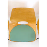 Pierre Guariche set of 6 Tonneau chairs, Steiner, 1960.