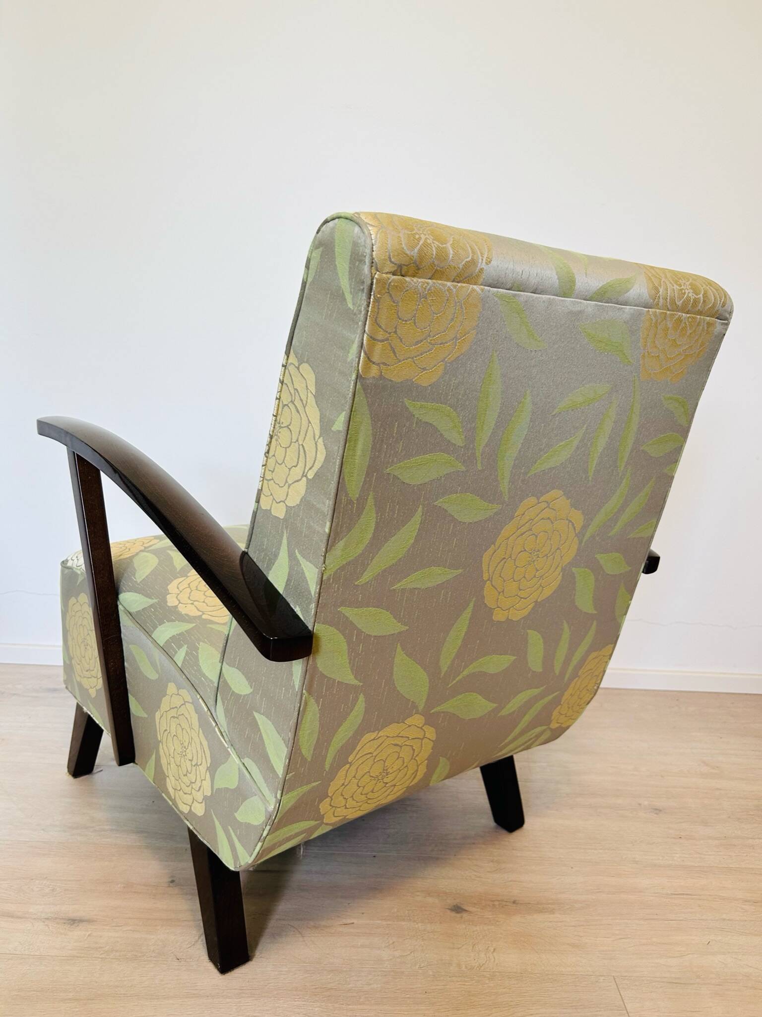 Art Deco Armchairs, Prague, 1950s, Set of 2