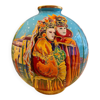 Vase Émaux de Longwy