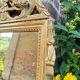 Miroir En Bois Et Stuc Doré D’époque Louis XVI XVIII Eme Siècle