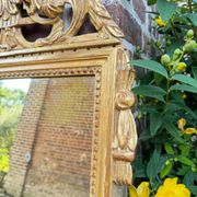 Mirror In Wood And Golden Stucco From Louis XVI XVIII Eme Century