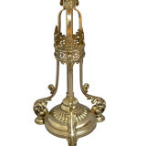 Victorian Brass Floor Standard Lamp par R. W. Winfield, Birmingham
