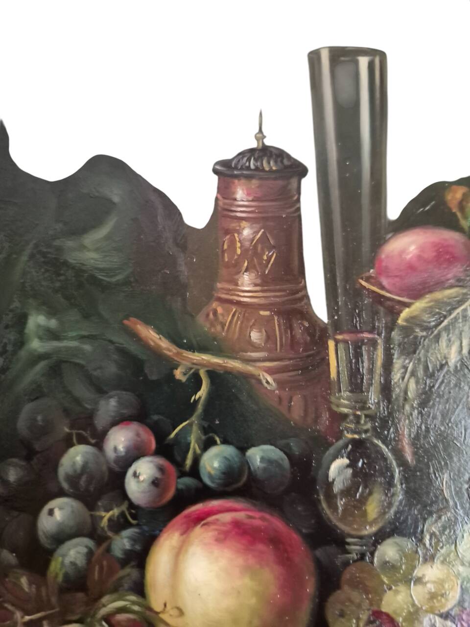 oil painting on panel still life