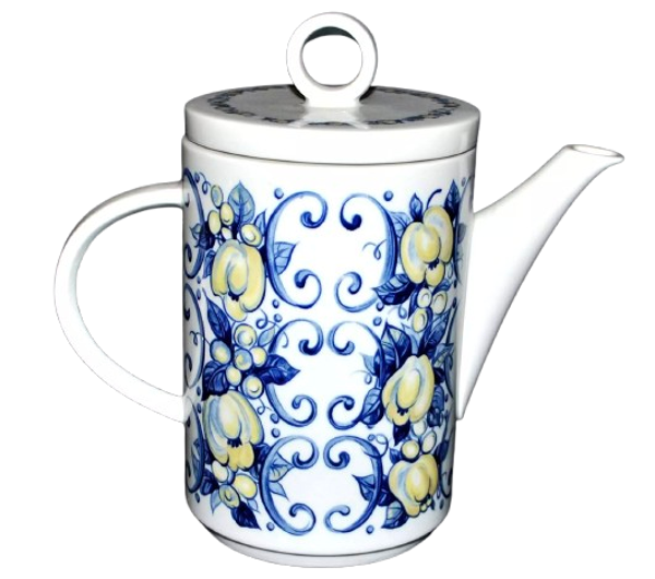Cafetière théière cadiz vintage en porcelaine villeroy & boch design 1970