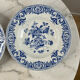Assiette creuse ancienne Sarreguemines — Collection Shanghai lot de 2