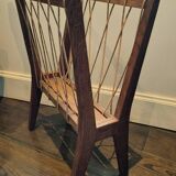 Vintage Scandinavian magazine rack