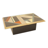 Giovanni Offredi coffee table for Saporiti, 1980