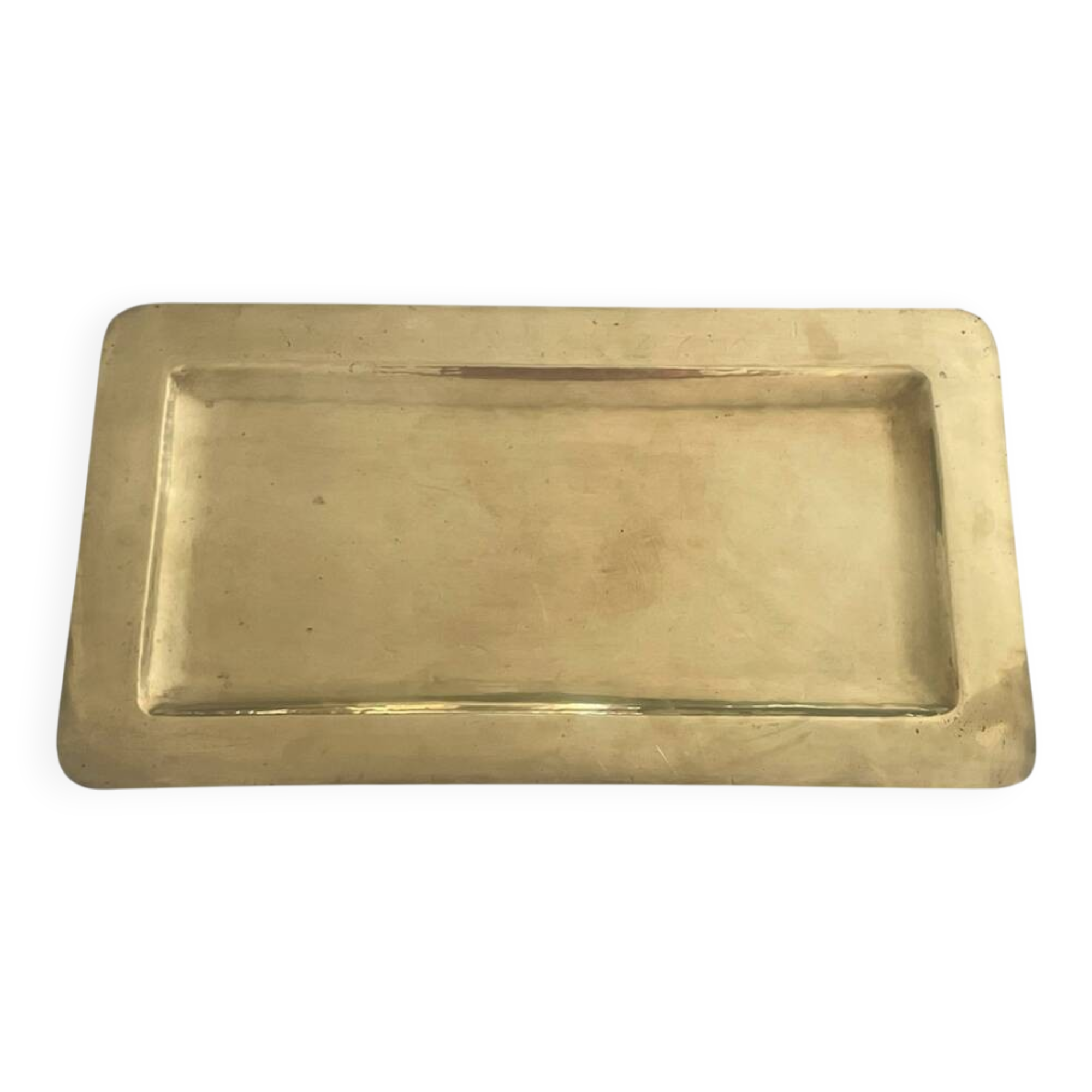 Plateau en laiton vintage