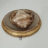 Portrait in relief in the form of a medallion - Napoleon III period
