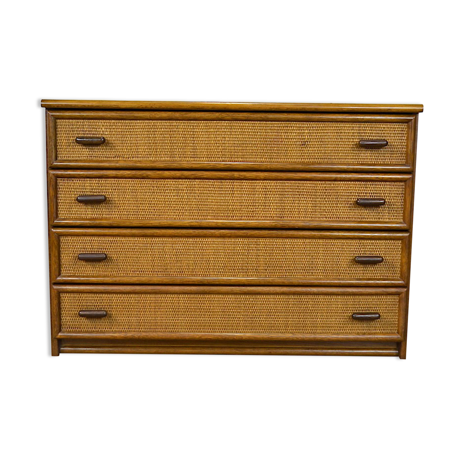 Vintage dresser in rattan 1970/1980