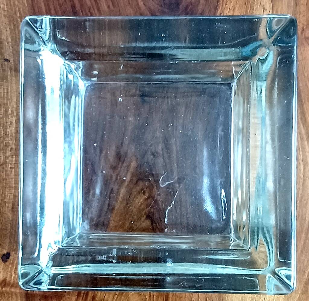 Empty glass pocket. 70s