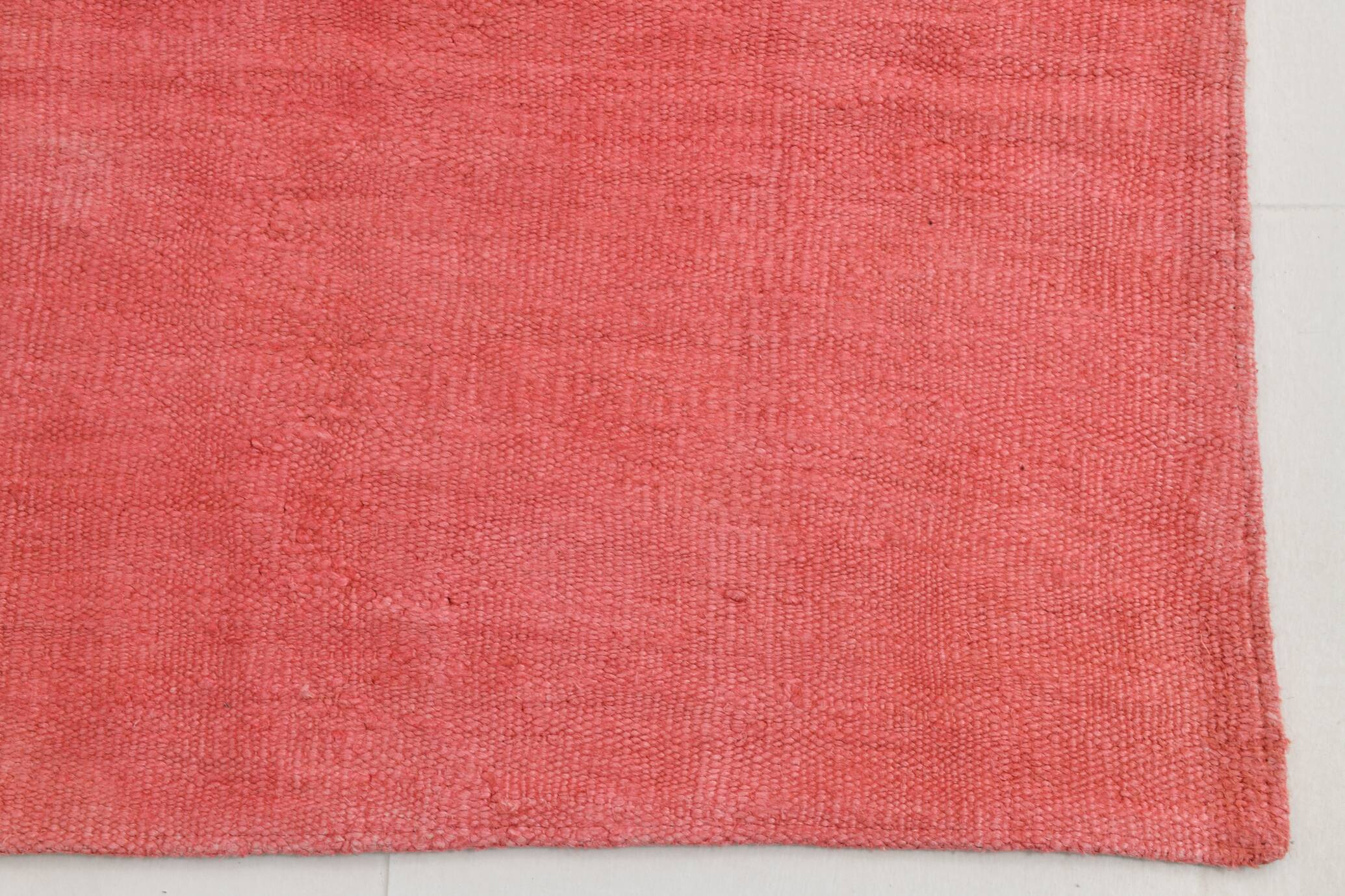 Pink Salmon Vintage Runner Rug, 79x345Cm