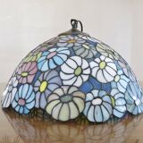 Tiffany glass paste floral suspension
