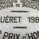 Plaque Concours Agricole Guéret 1987