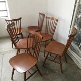 Set de 6 chaises bistrot Tacoma par Baumann