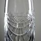 Set of 6 hand-cut Lorraine crystal champagne flutes