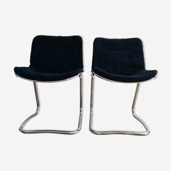 Paire de chaises «Gastone Rinaldi» pour Rima, 1970