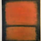 American abstract expressionism inspired oil painting