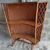 Vintage rattan bar